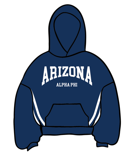 University of Arizona x Alpha Phi 'Senior' Hoodie