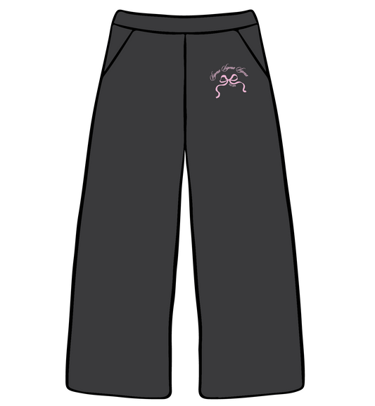 Sigma Sigma Sigma 'Bow' Wide Leg Sweatpants