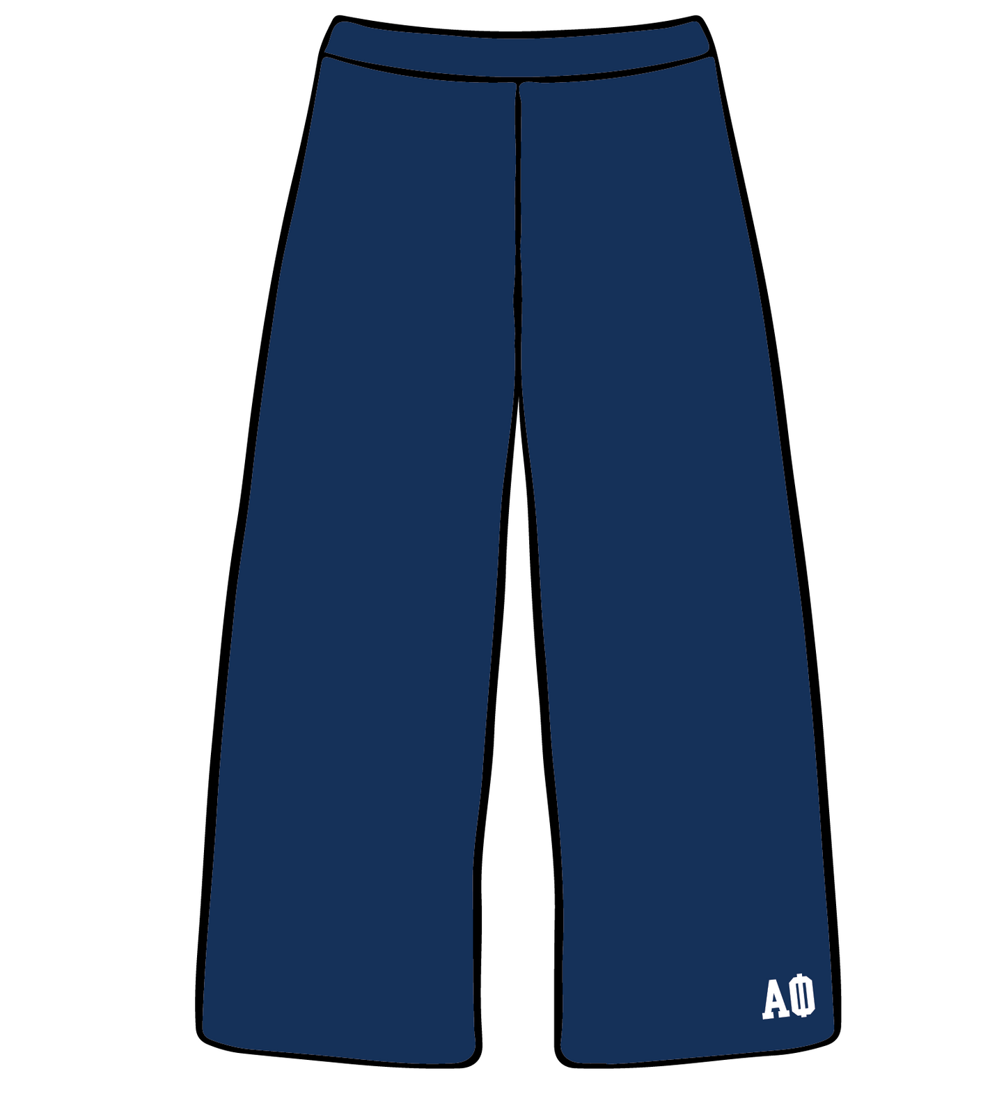 University of Arizona x Alpha Phi 'Senior' Wide Leg Sweatpants