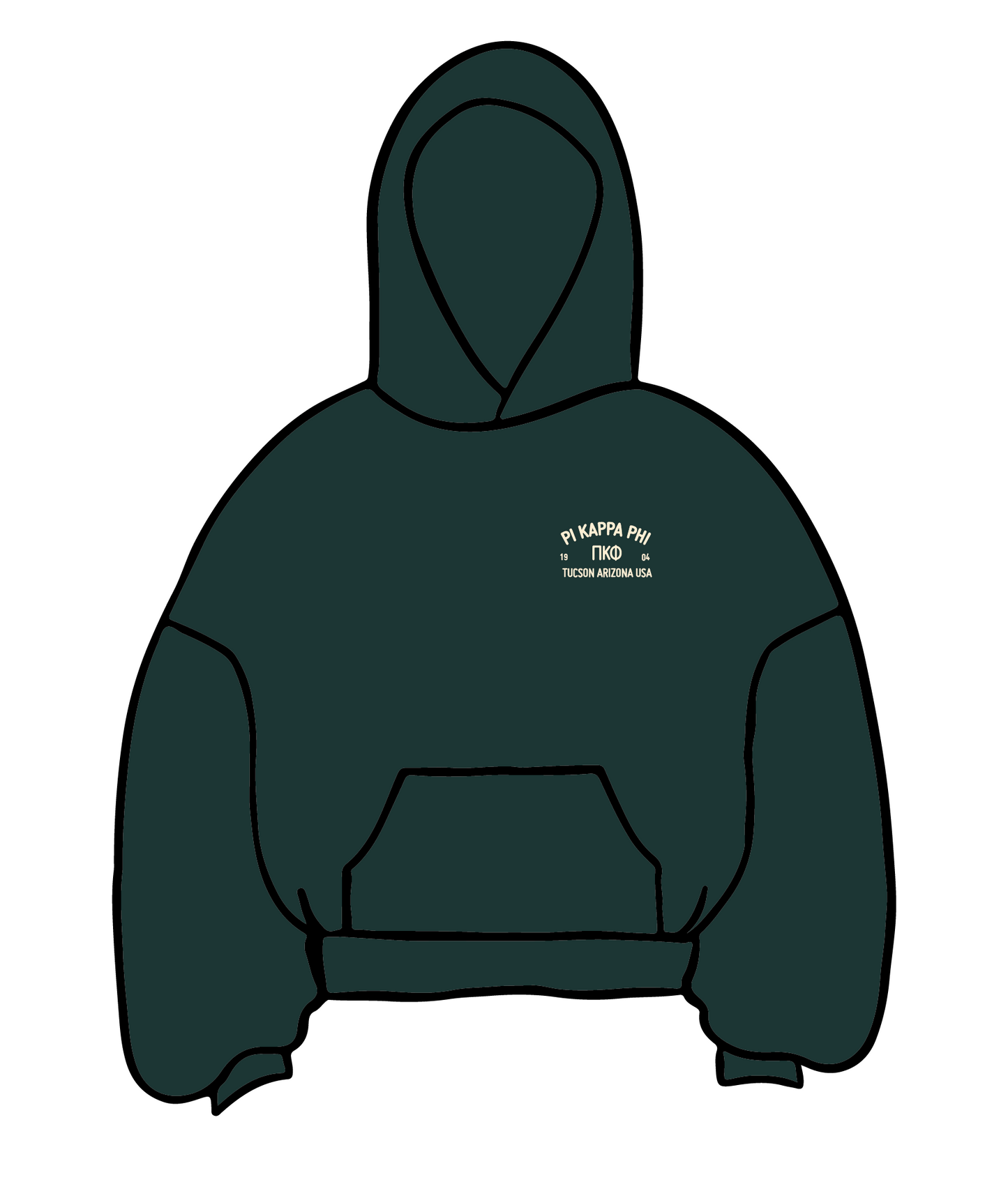 University of Arizona x Pi Kappa Phi 'Embroidered' Hoodie
