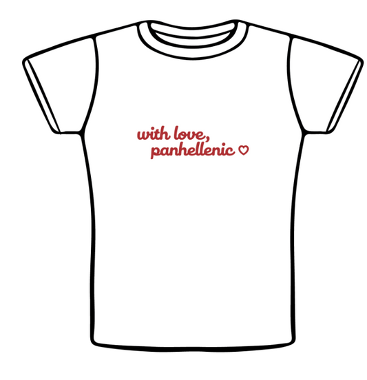 Northern Arizona University x Panhellenic 'Fall Rush' Baby Tee